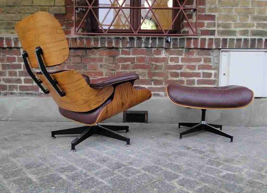 Poltrona originale Herman Miller Lounge Chair 670 + Ottomane 671