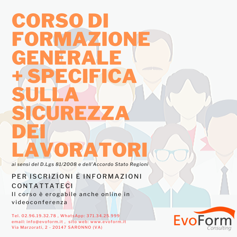 Corso di Formazione Generale sulla Sicurezza ONLINE