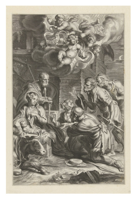 Stampa - Adorazione dei pastori 1650-1653
