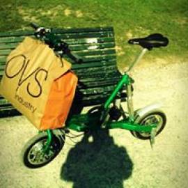Cercasi bici elettrica pieghevole Egolite Tag verde