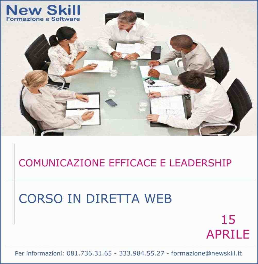 Corso Comunicazione Efficace e Leadership in diretta web