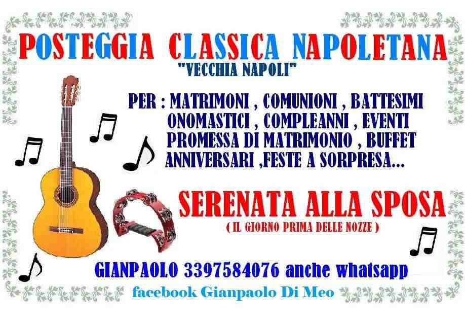 posteggia napoletana per feste E SERENATE 