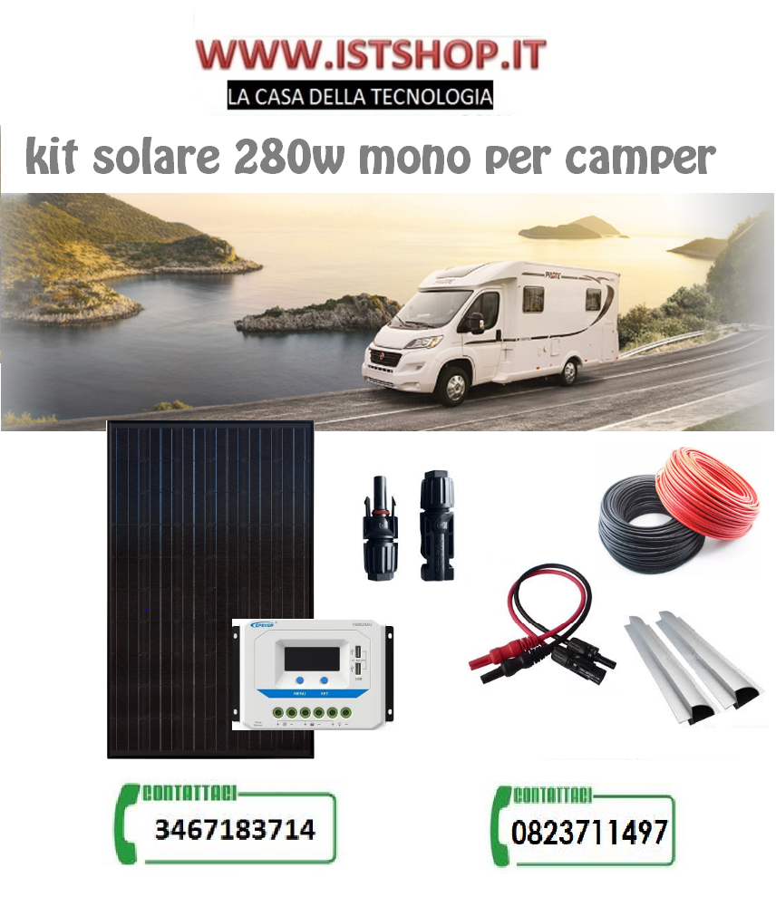 Pannello Fotovoltaico 280W monocristallino 