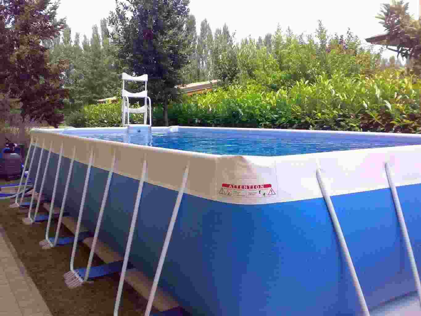 piscina laghetto completa di kit pulizia