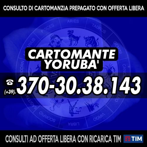 Chiama per 1 consulto di Cartomanzia - Cartomante Yoruba