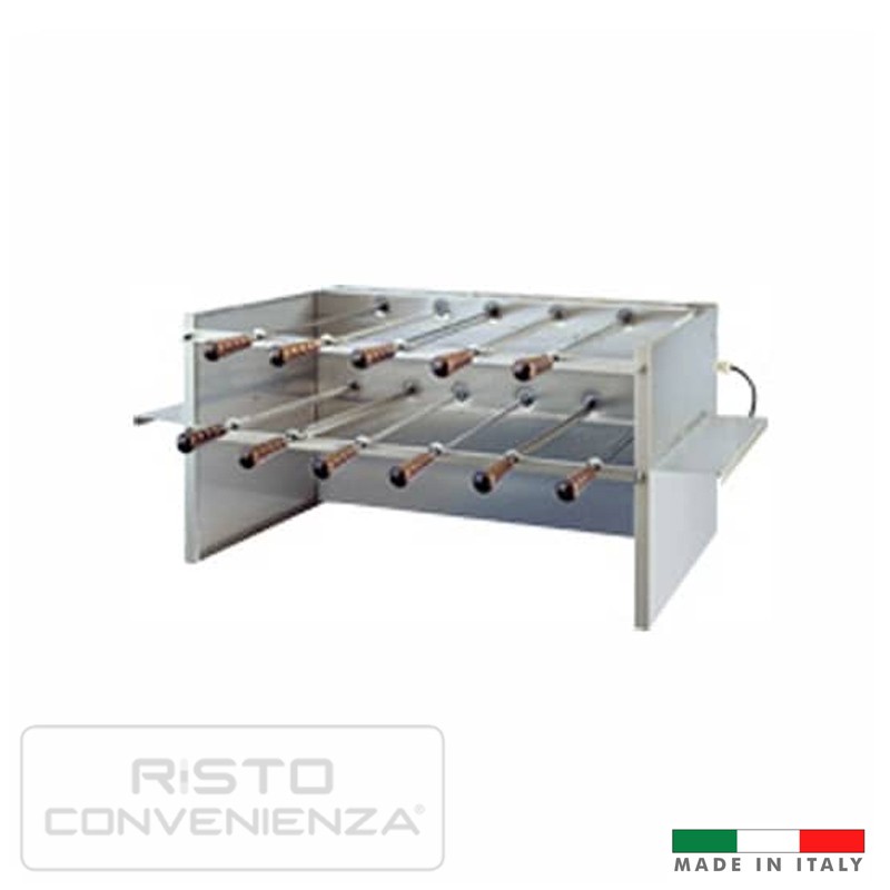 Churrasco elangrill a carbonella professionale con 11 spade