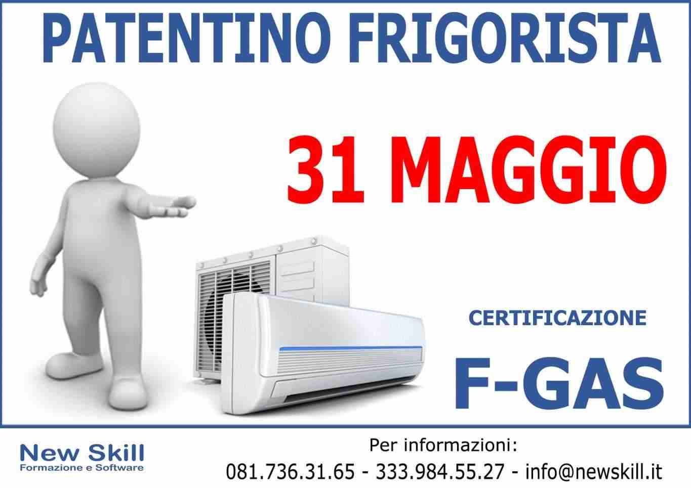 Patentino Frigorista - Certificazione F-GAS
