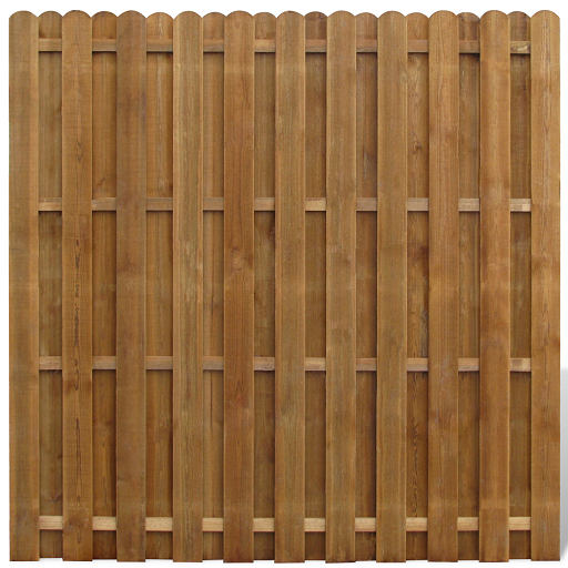 Pannello di recinzione in legno naturale di pino 180x180cm