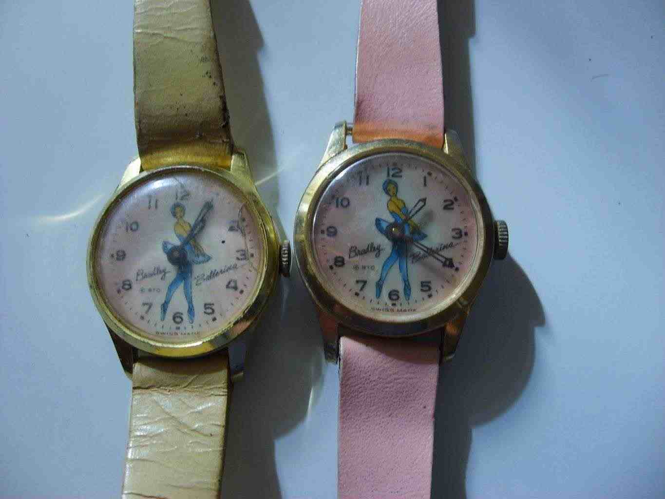 Ballerina orologio bradley vintage suisse disney mechanical uhr