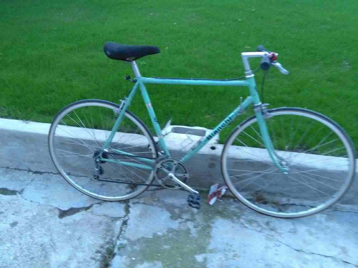 Bicicletta Bianchi da corsa 1980