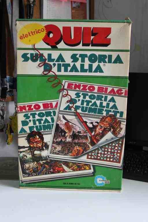 MONDADORI GIOCHI ENZO BIAGI QUIZ STORIA D’ITALIA FUNZIONATE