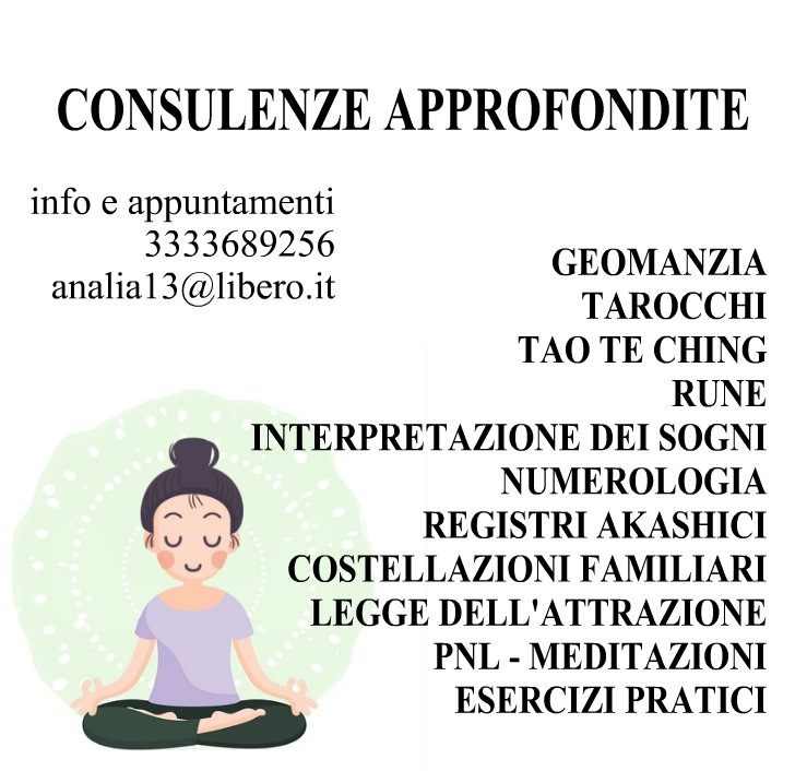 1 DOMANDA GRATUITA - CONSULENZE APPROFONDITE - NUOVE PROMOZIONI