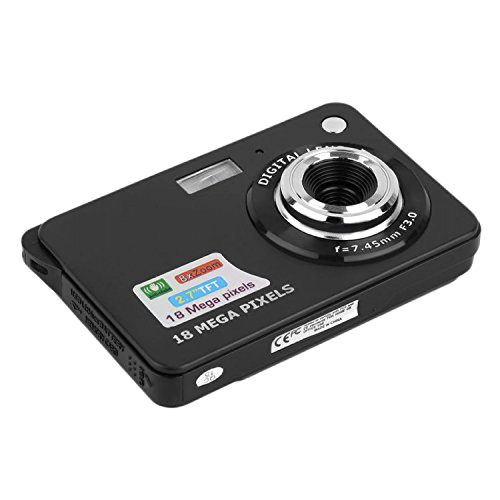 Fotocamera digitale, emee 2.7 in (ca. 6.86 cm) 8x zoom digitale HD 720P 18 MEGA pixel TFT LCD