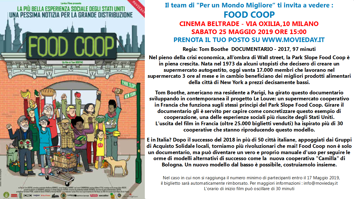 Food Coop torna a Milano
