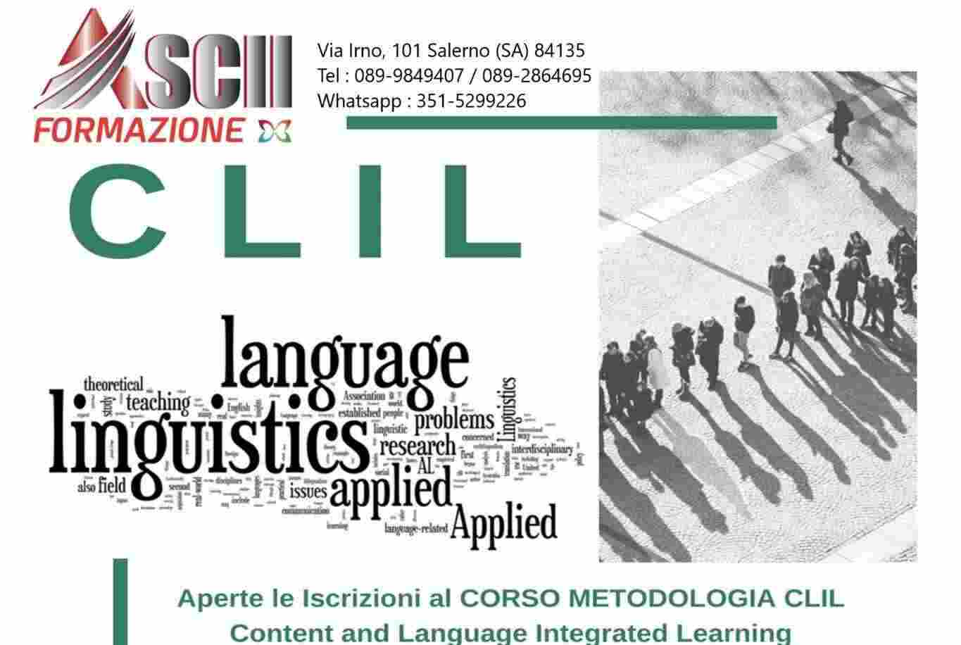 CORSO DI PERFEZIONAMENTO SULLA METODOLOGIA CLIL