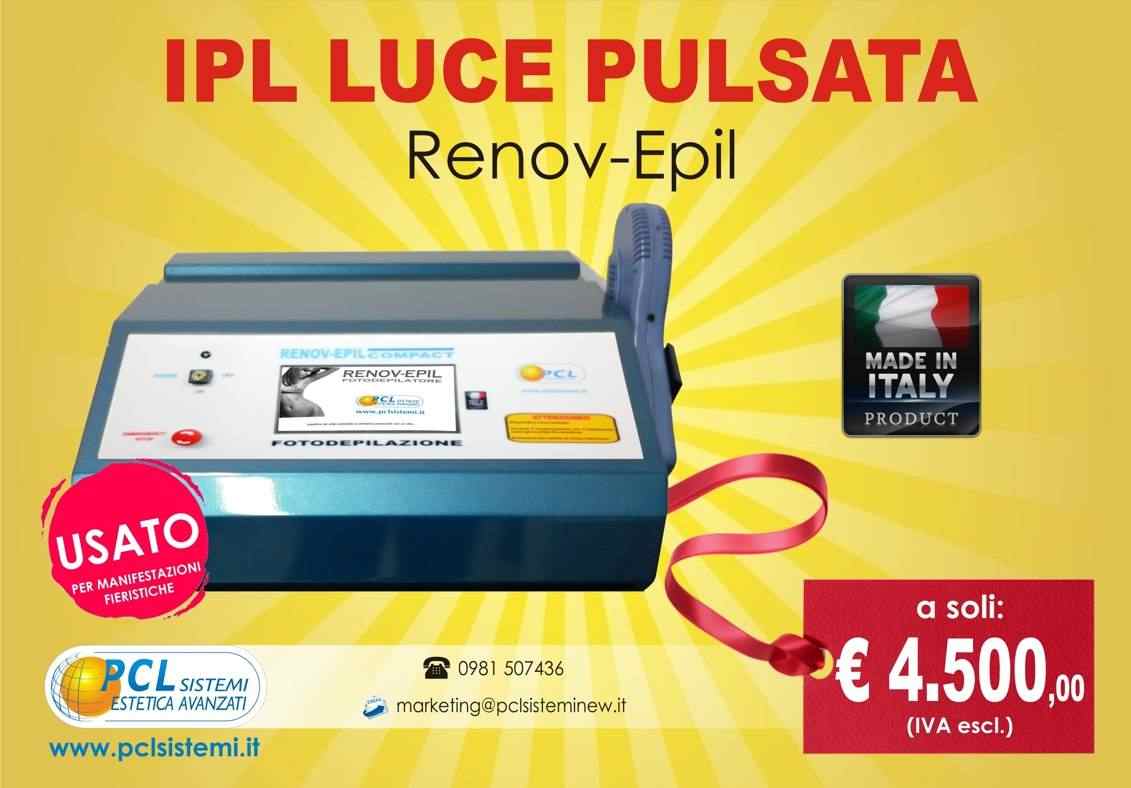 Luce pulsata usata made in Italy