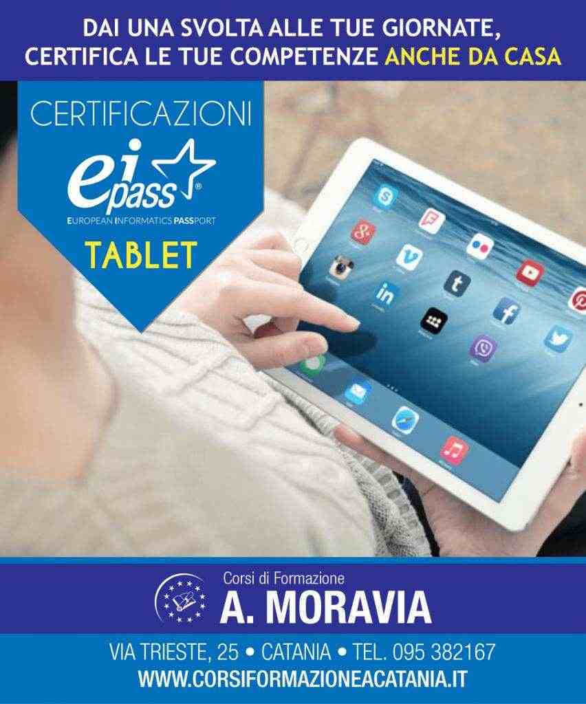 Eipass Tablet certificazioni
