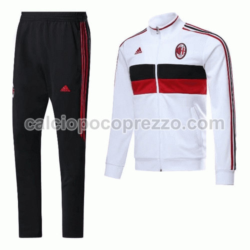 giacca divisa magliette ac milan bianco 2018