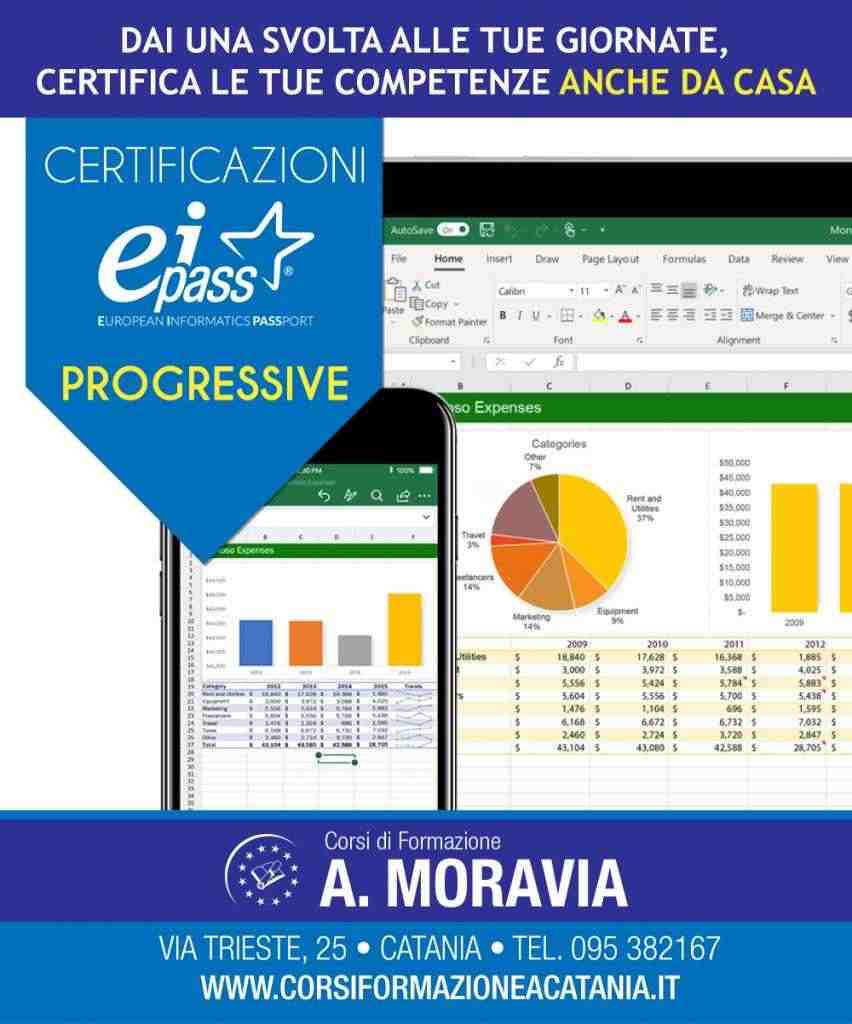 Eipass Progressive certificazioni informatiche