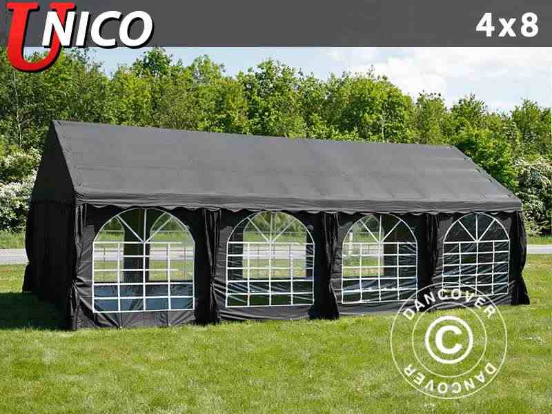 Tendone per feste UNICO 4x8m, Nero