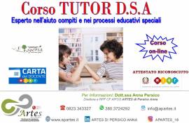 Corso Tutor DSA: DISTURBI SPECIFICI DI APPRENDIMENTO