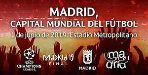 3x Biglietti finale UEFA Champions League 2019 Madrid categoria 1