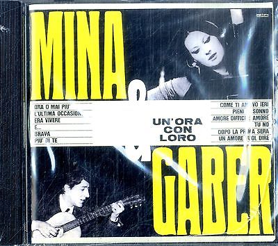 CD MINA E GABER UN ORA CON LORO NUOVO ORIGINALE