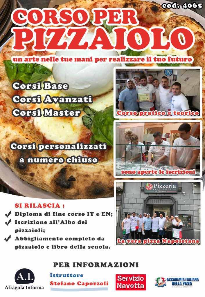 Afragola Informa - Corsi Professionali per Pizzaioli codice 4065