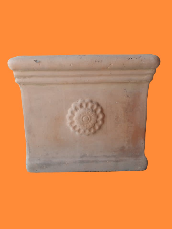 Vaso terracotta quadrato