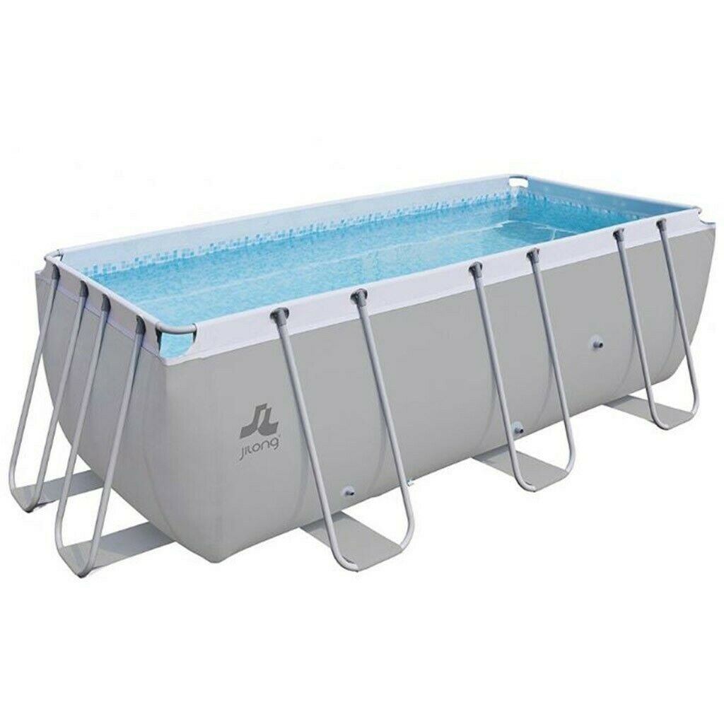 Piscina rettangolare fuoriterra 400x200x99 con pompa scaletta fuori terra NUOVA