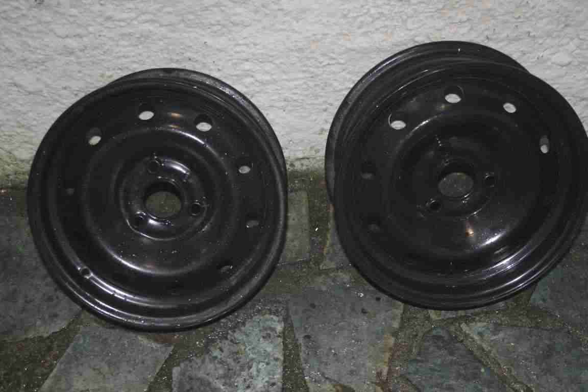 2x cerchio Citroen Ax Peugeot 105 106 Ruota Cerchi Acciaio 5x13 ET 3 fori