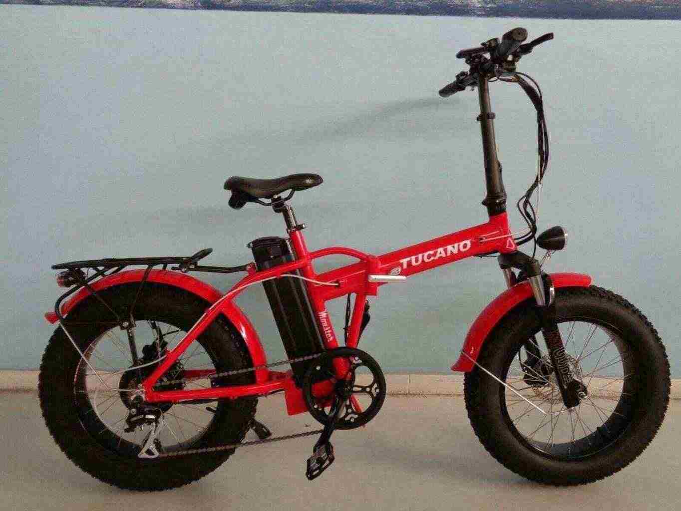 Fat-bike bicicletta elettrica pieghevole a pedalata assistita Tucano 500w