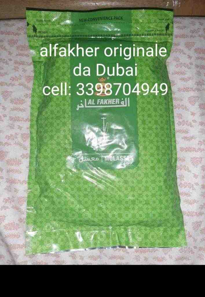 Al fakher tobacco originale da Dubai shisha narghilè 