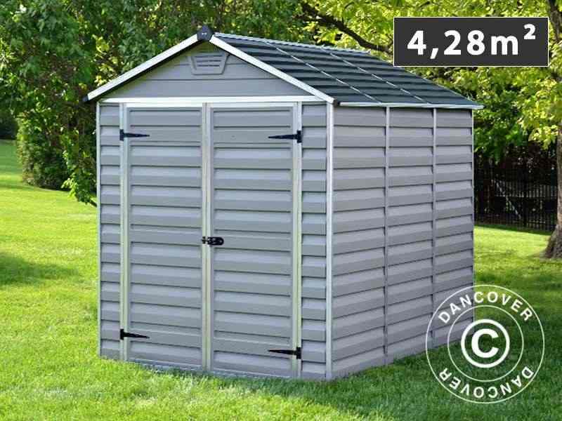 Casetta da Giardino in Policarbonato, SkyLight, 1,86x2,31x2,17m, Antracite