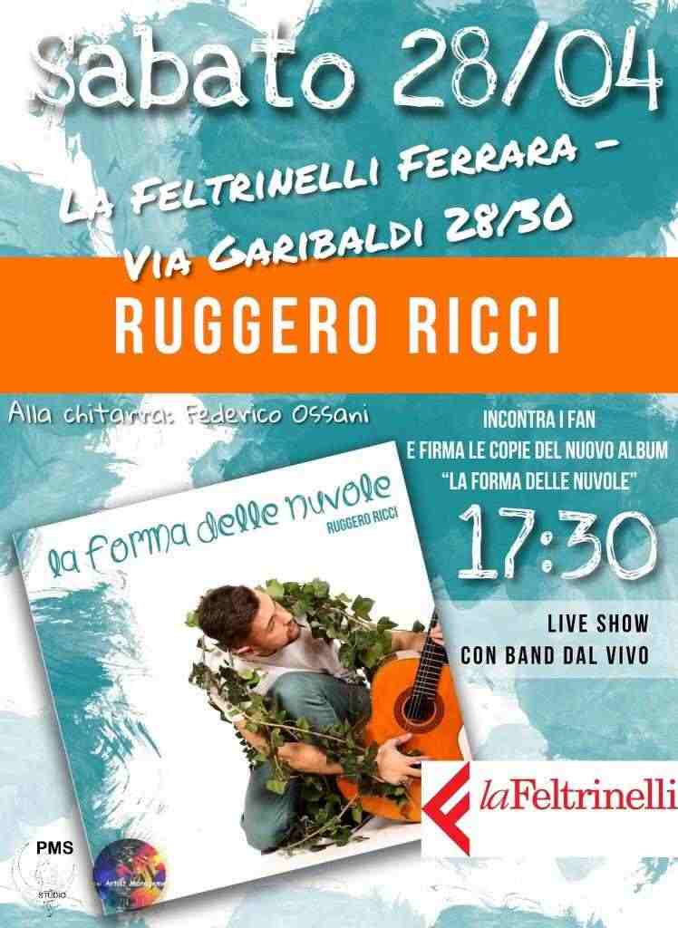 Ruggero Ricci Cantautore -Showcase Feltrinelli di Ferrara