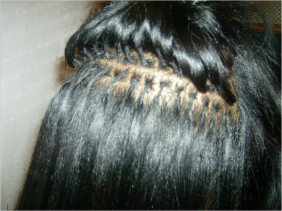 Applico extensions capelli