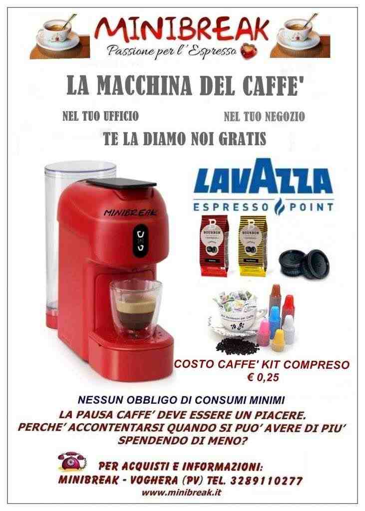 Macchina caffè in comodato d’uso gratuito