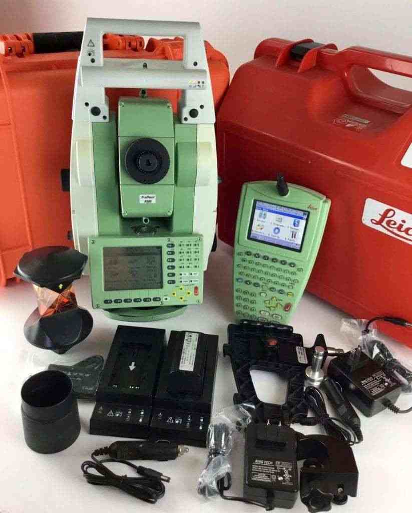 Stazione totale Misuratore Laser Topografia Leica TCRP 1203+ 