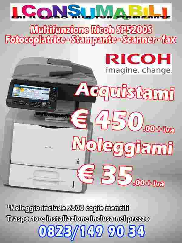 NOLEGGIO MULTIFUNZIONE RICOH