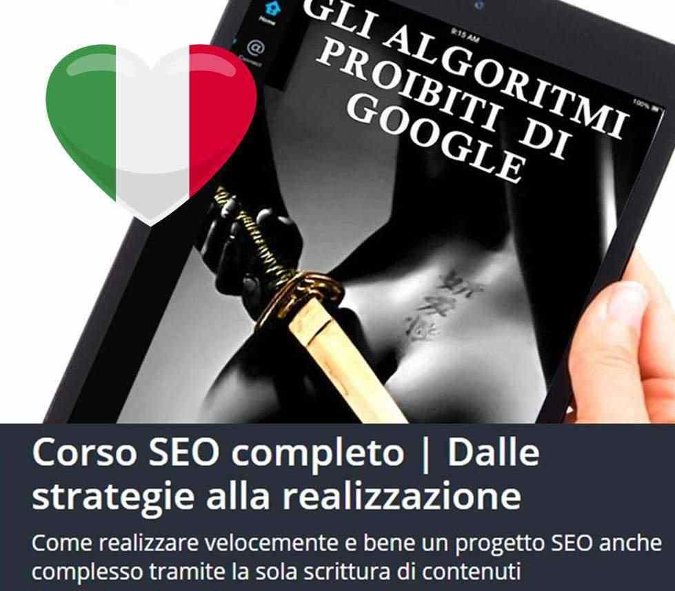 Il tuo sito in prima pagina - Corso SEO completo ONLINE