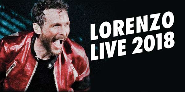 Biglietti LORENZO LIVE 2018 Verona 15 Maggio