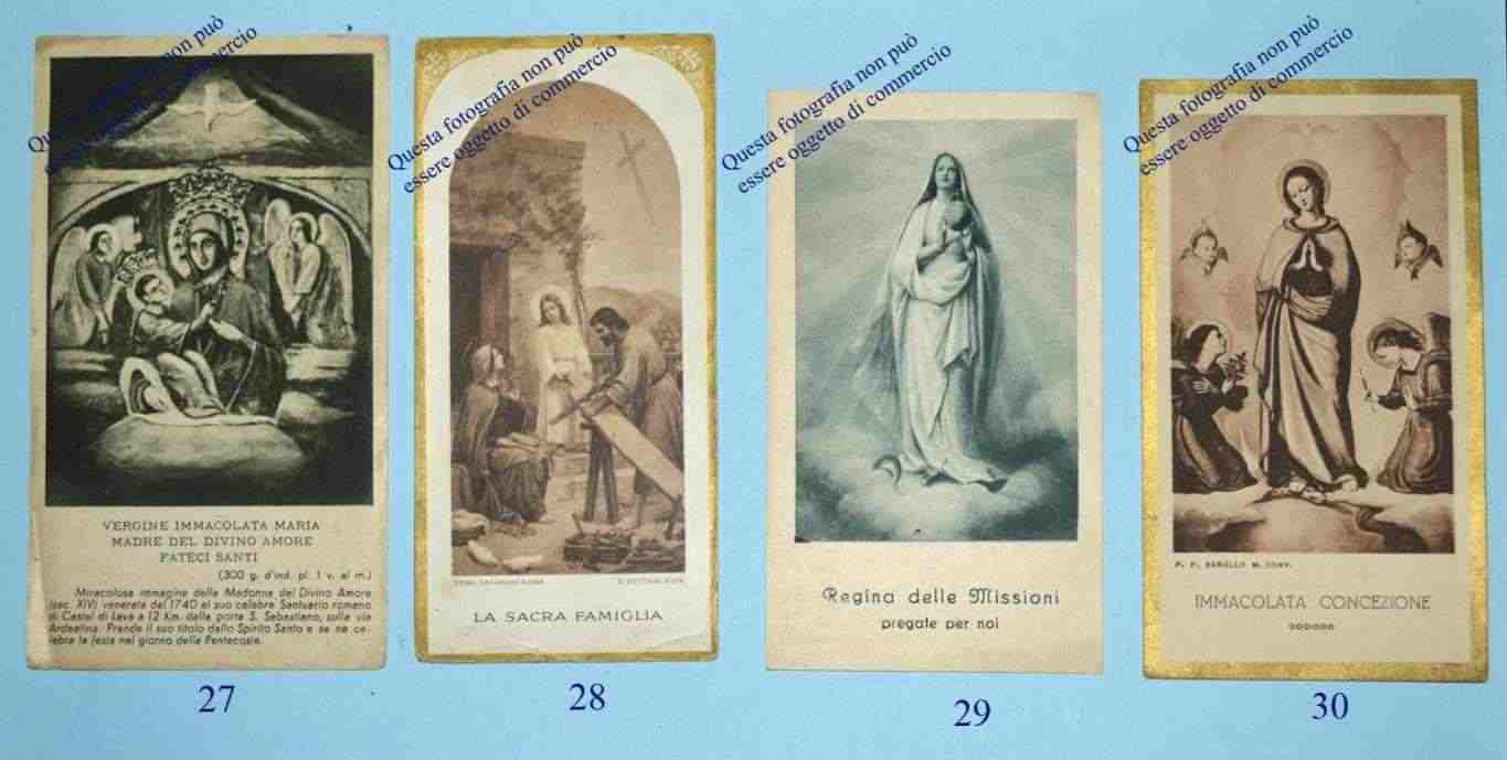 Lotto di 12 Santini di vari Santi e Beati risalenti al secolo scorso