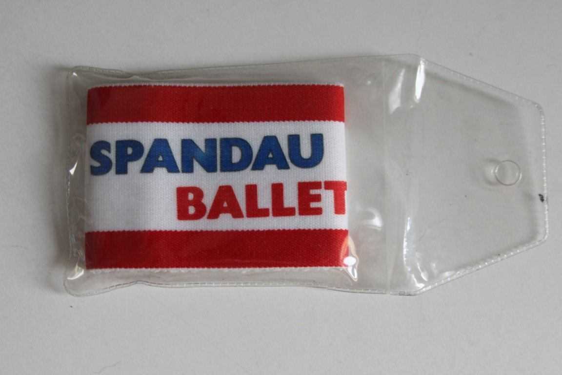 Polsiera in spugna SPANDAU BALLET anni 80 da collezione nuova