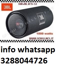 Jbl cs1214t 1000w subwoofer chiuso tubo reflex auto sub woofer in Italia