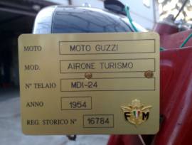 Moto Guzzi Airone Turismo 250c.c. conservato del 1954
