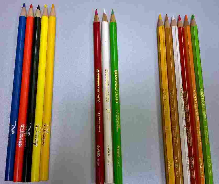 Assortimento di matite colorate