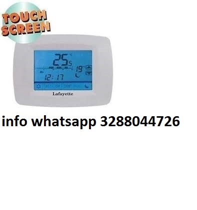 Cronotermostato termostato digitale touch screen nuovo lafay