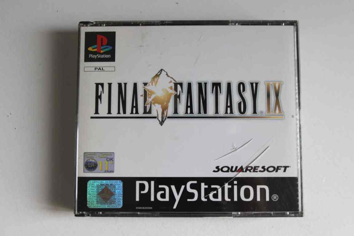 Retrogaming RPG Final fantasy 9 IX Playstation uno ps1 usato completo Platinum 