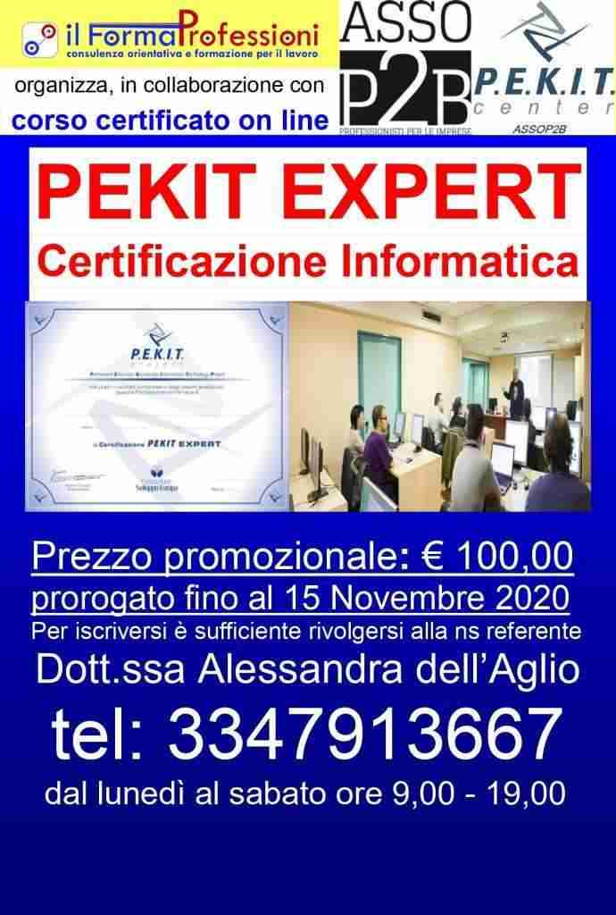 Certificazione Informatica PEKIT EXPERT 