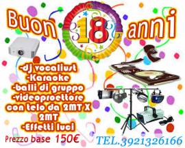 DJ per feste privare cerimoni in genere a 100€ 